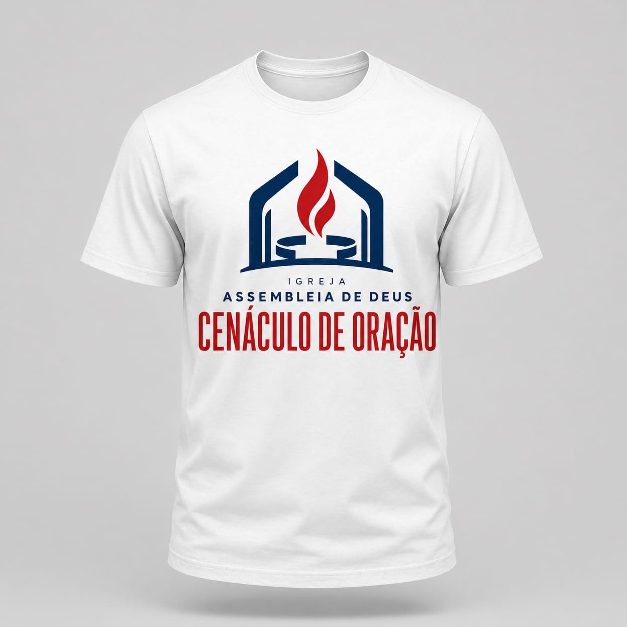 Camiseta com a marca aplicada
